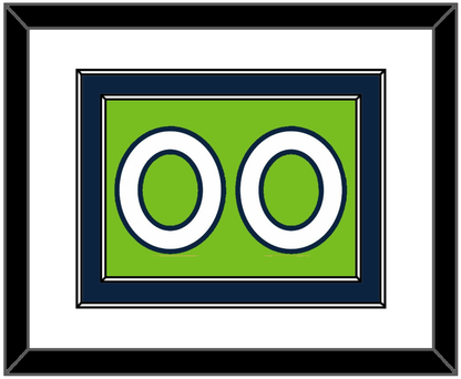 Minnesota Number - Neon Green Statement (2017-2022) - Signature Tier 1