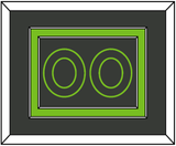 Minnesota Number - Dark Gray Statement - Double Mat 2