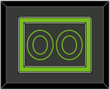 Minnesota Number - Dark Gray Statement - Double Mat 2