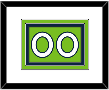 Minnesota Number - Neon Green Statement (2017-2022) - Premier Tier 1