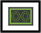 Minnesota Number - Dark Gray Statement - Triple Mat 1