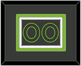 Minnesota Number - Dark Gray Statement - Triple Mat 2