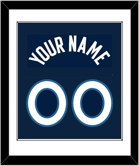 Minnesota Name & Number - Navy Icon - Essential Tier 1
