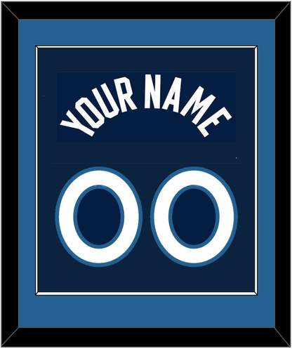 Minnesota Name & Number - Navy Icon - Essential Tier 2