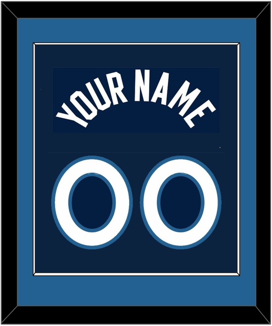 Minnesota Name & Number - Navy Icon - Essential Tier 2