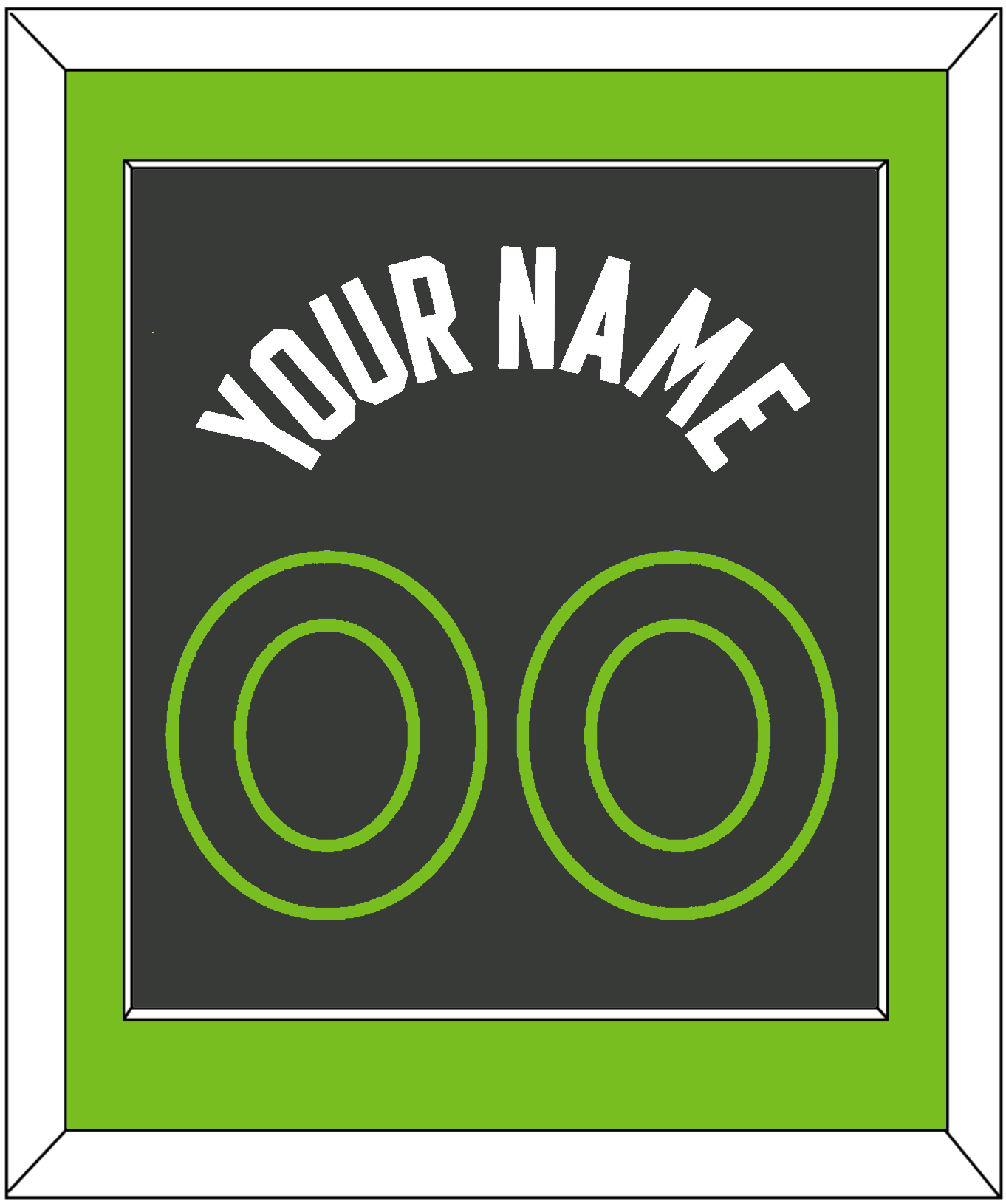 Minnesota Name & Number - Dark Gray Statement - Essential Tier 2