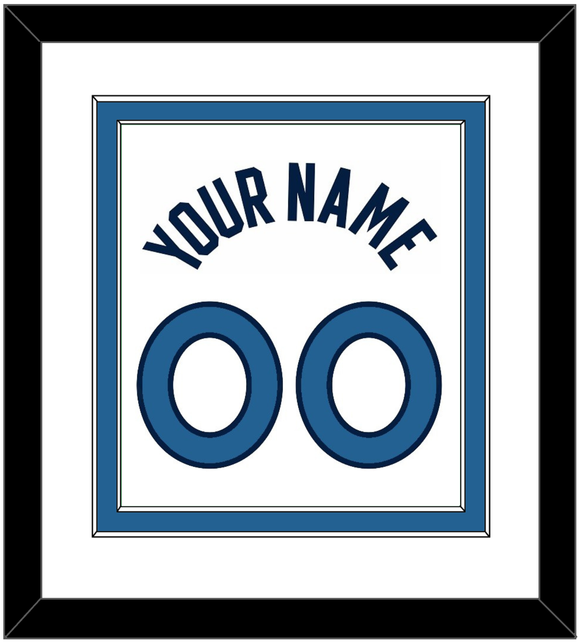 Minnesota Name & Number - White Association - Double Mat 1