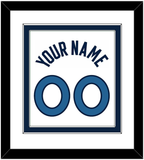 Minnesota Name & Number - White Association - Double Mat 2