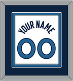 Minnesota Name & Number - White Association - Double Mat 3