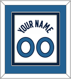 Minnesota Name & Number - White Association - Double Mat 4