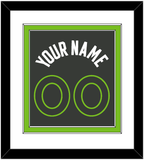 Minnesota Name & Number - Dark Gray Statement - Double Mat 1