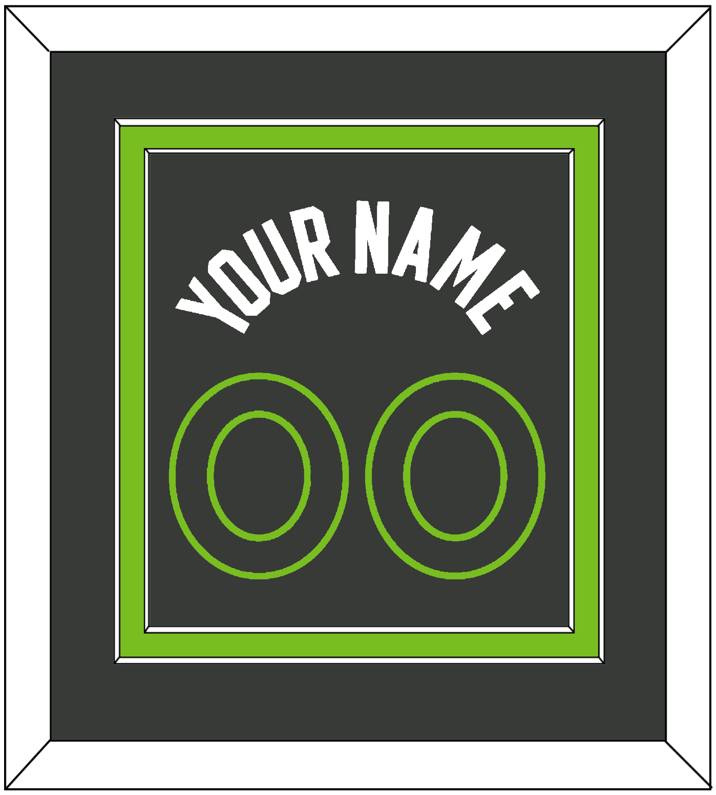 Minnesota Name & Number - Dark Gray Statement - Signature Tier 2