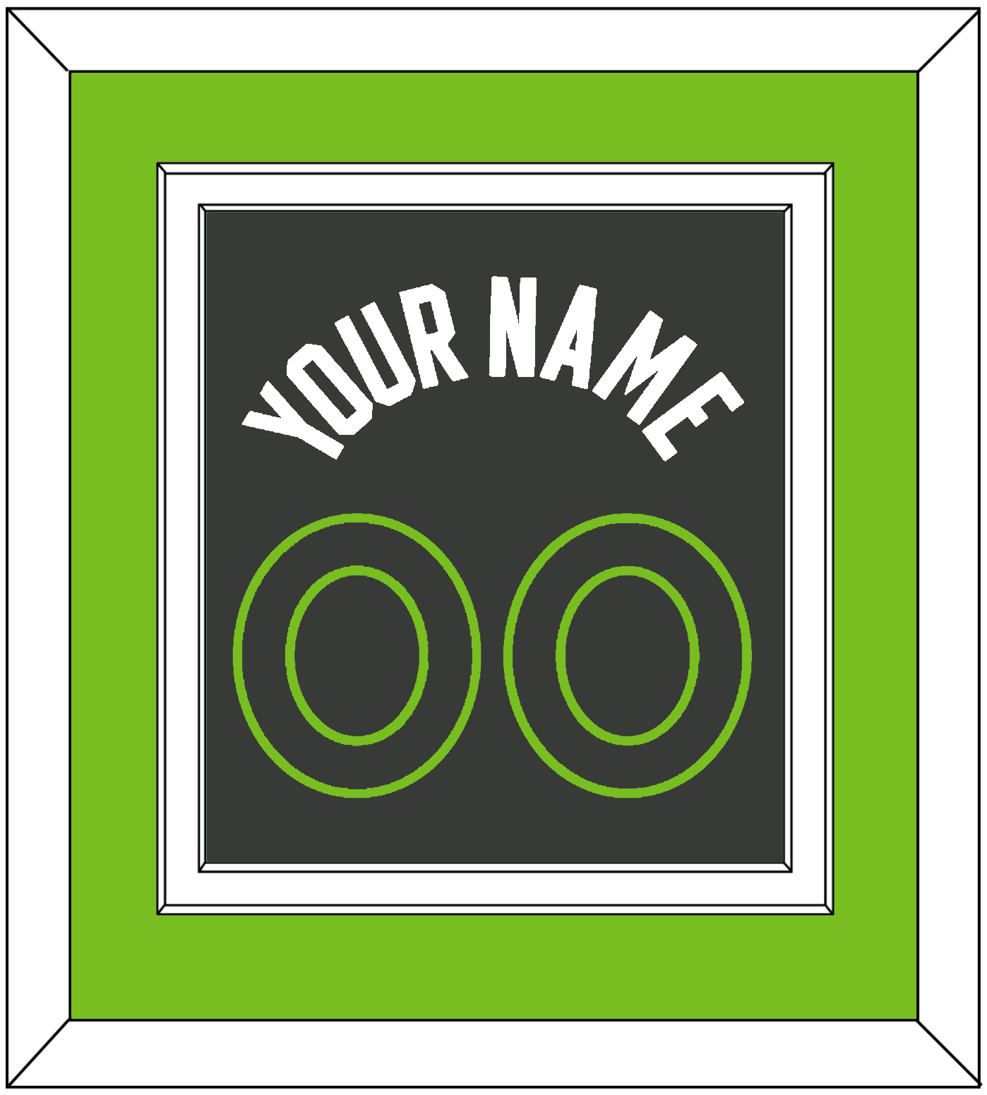 Minnesota Name & Number - Dark Gray Statement - Signature Tier 3