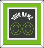Minnesota Name & Number - Dark Gray Statement - Double Mat 3