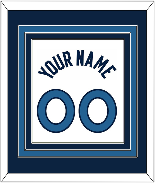 Minnesota Name & Number - White Association - Premier Tier 2