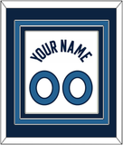 Minnesota Name & Number - White Association - Triple Mat 2