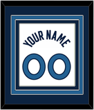 Minnesota Name & Number - White Association - Triple Mat 2