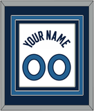 Minnesota Name & Number - White Association - Triple Mat 2