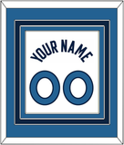 Minnesota Name & Number - White Association - Triple Mat 3