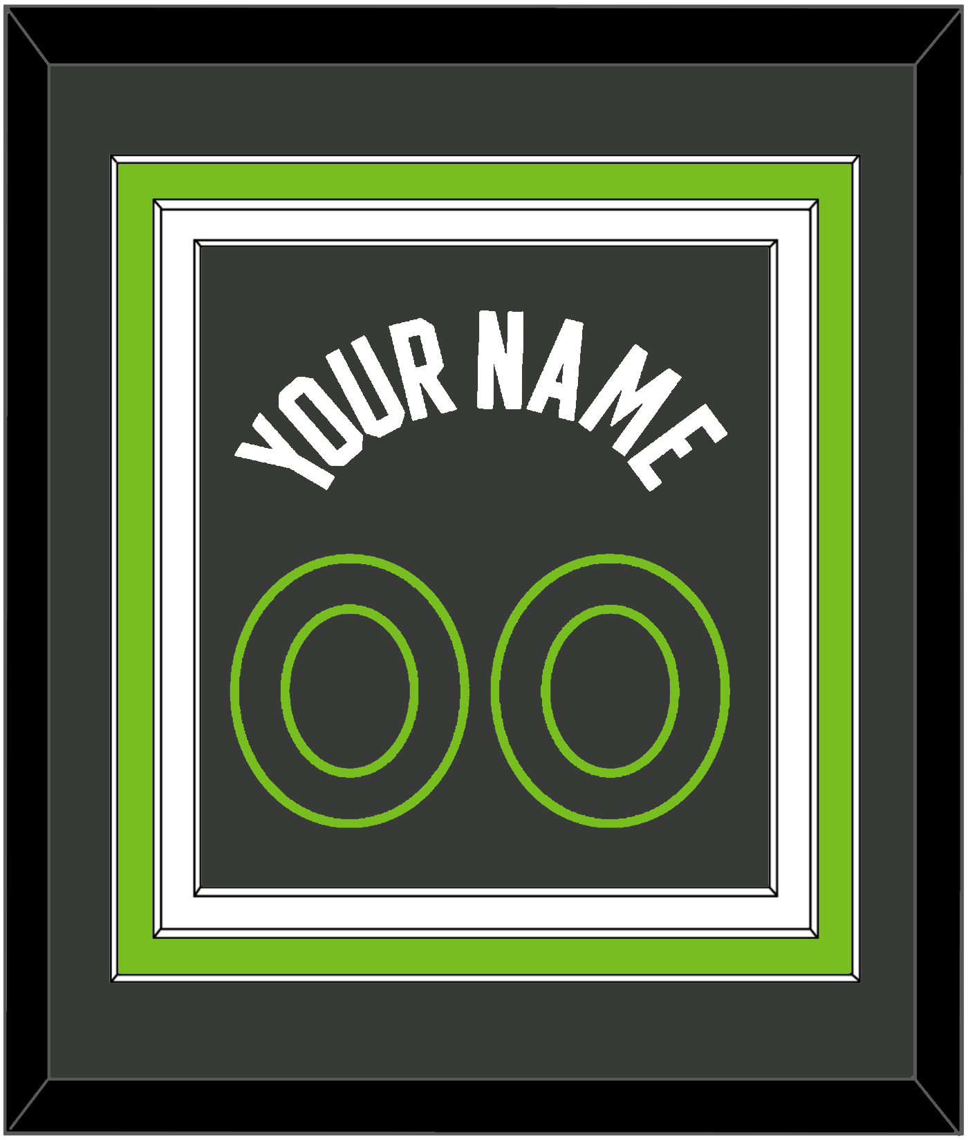 Minnesota Name & Number - Dark Gray Statement - Premier Tier 2