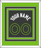 Minnesota Name & Number - Dark Gray Statement - Triple Mat 3