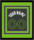 Minnesota Name & Number - Dark Gray Statement - Triple Mat 3