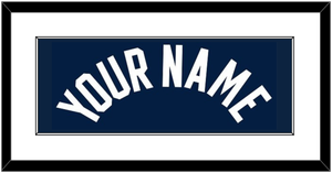 Minnesota Name - Navy Icon - Single Mat 1