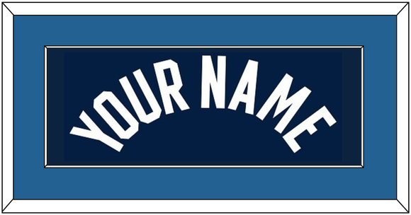 Minnesota Name - Navy Icon - Single Mat 2