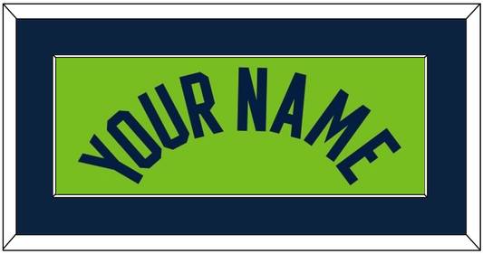 Minnesota Name - Neon Green Statement (2017-2022) - Essential Tier 2
