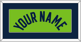 Minnesota Name - Neon Green Statement - Single Mat 2