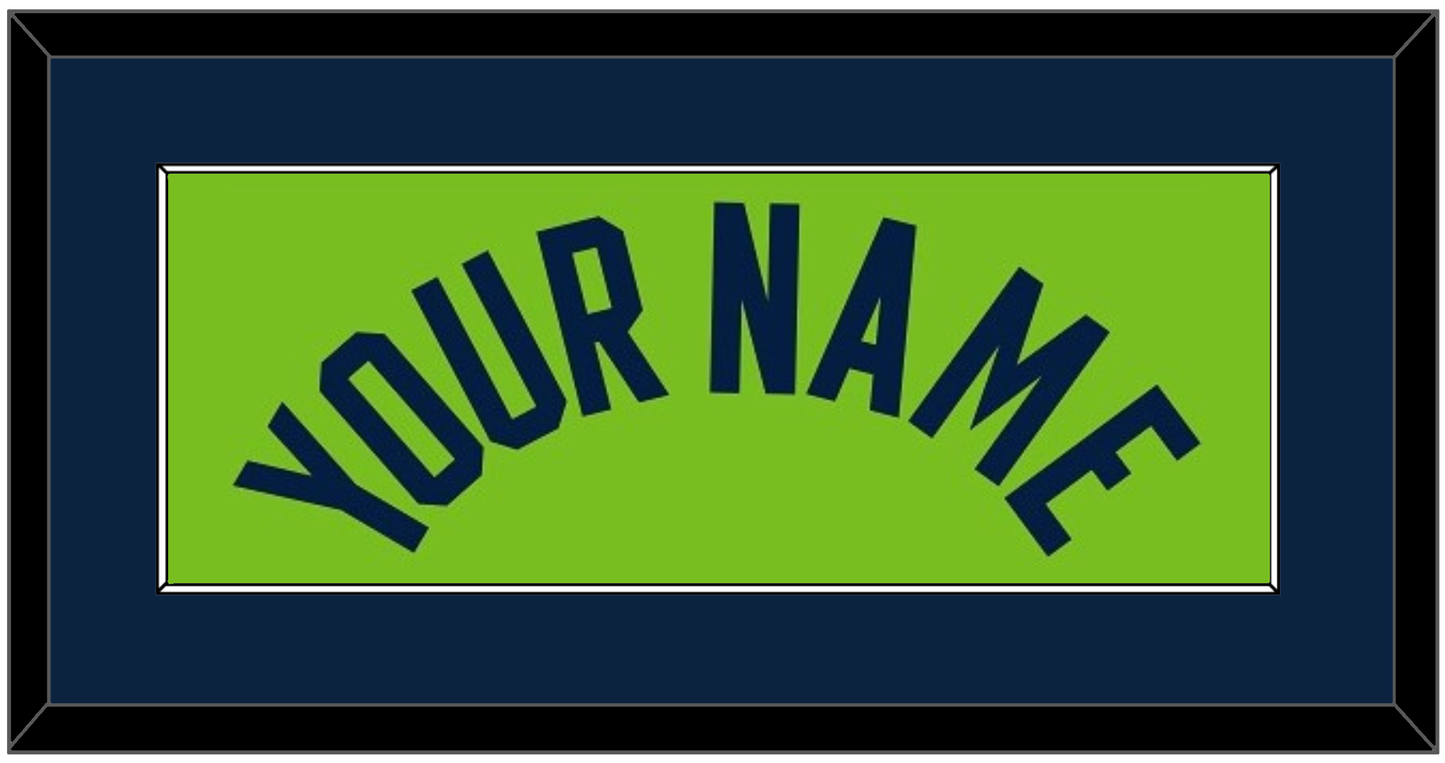Minnesota Name - Neon Green Statement (2017-2022) - Essential Tier 2
