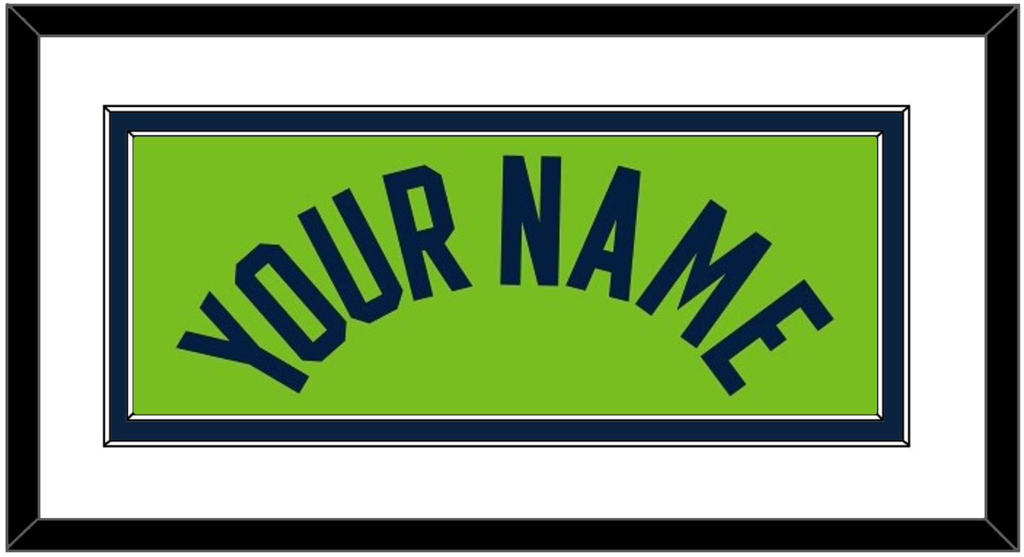 Minnesota Name - Neon Green Statement (2017-2022) - Signature Tier 1