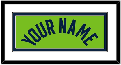 Minnesota Name - Neon Green Statement (2017-2022) - Signature Tier 1