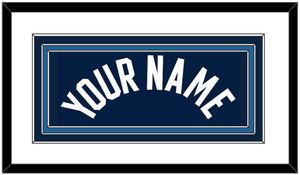 Minnesota Name - Navy Icon - Triple Mat 1