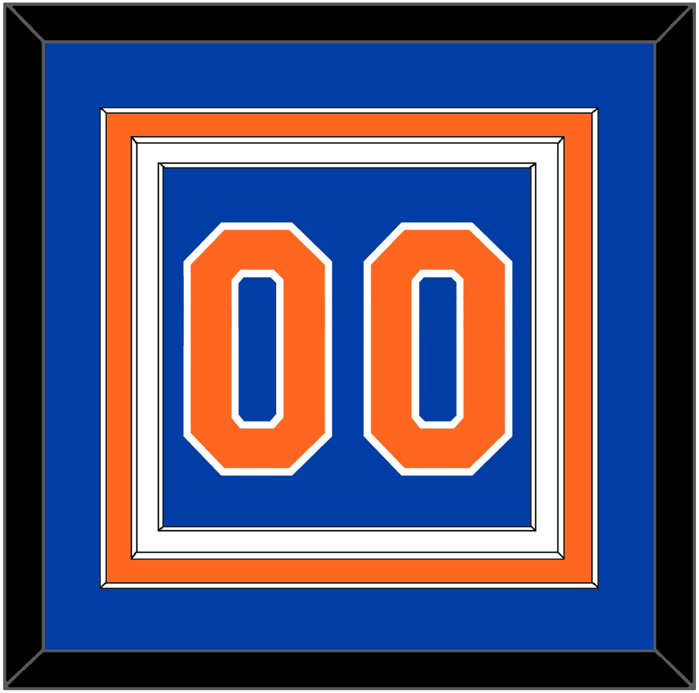New York Number - Road Blue - Premier Tier 2