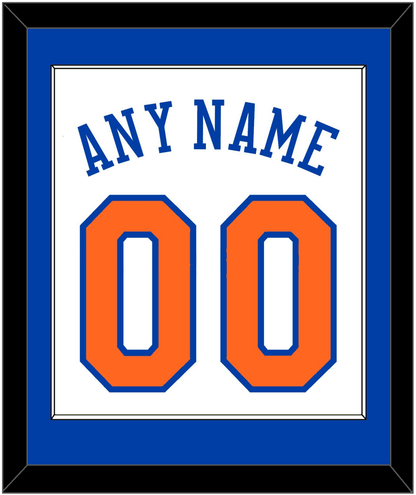 New York Name & Number - Home White - Essential Tier 1