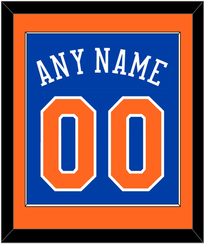 New York Name & Number - Road Blue - Essential Tier 2