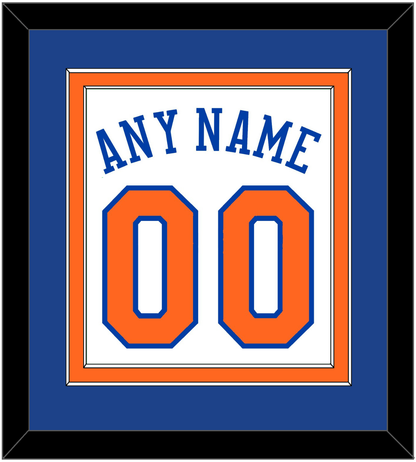 New York Name & Number - Home White - Signature Tier 2