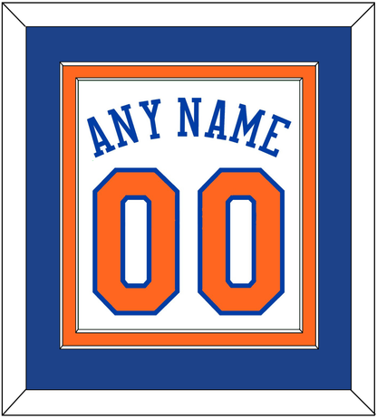 New York Name & Number - Home White - Signature Tier 2