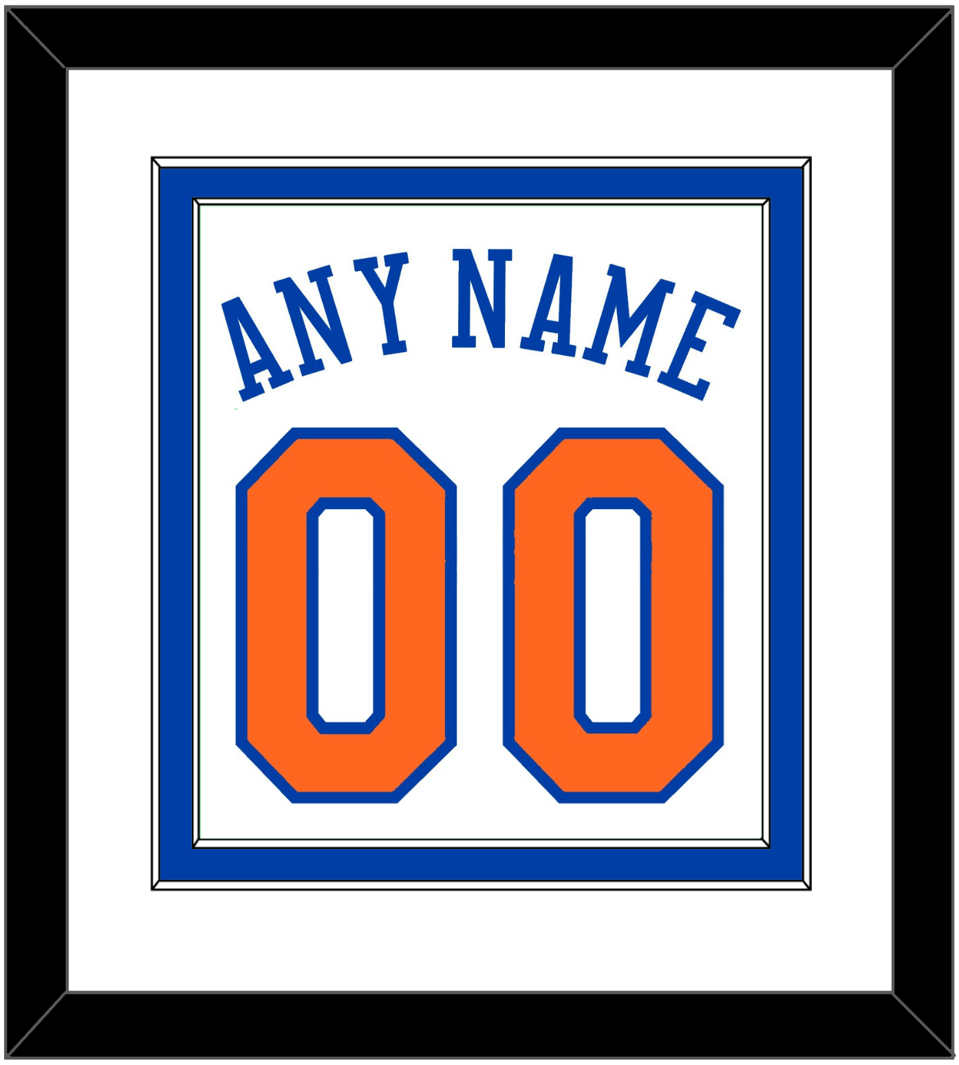 New York Name & Number - Home White - Signature Tier 1