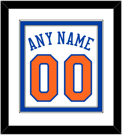 New York Name & Number - Home White - Signature Tier 1