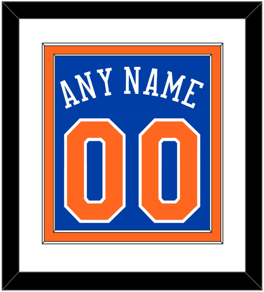 New York Name & Full-Size Number - Combined