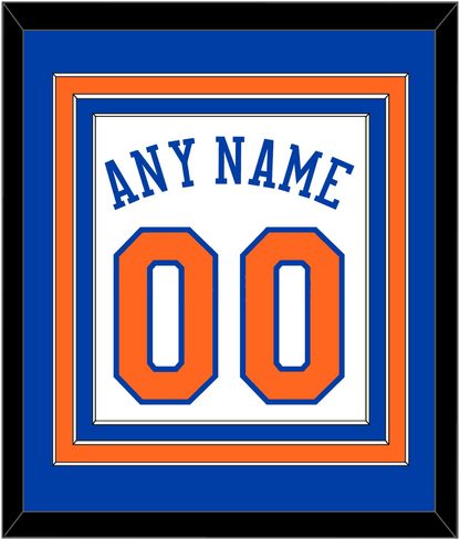 New York Name & Number - Home White - Premier Tier 2