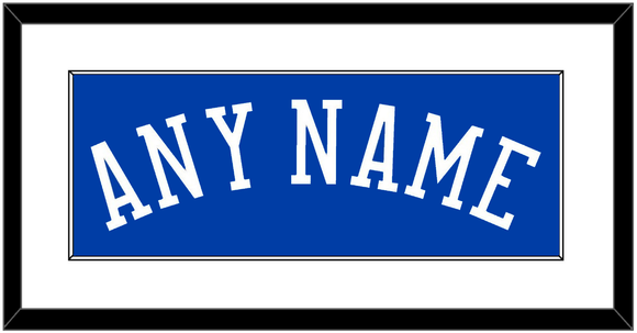 New York Name - Road Blue - Single Mat 1
