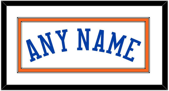 New York Name - Home White - Double Mat 1