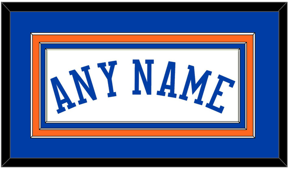 New York Name - Home White - Triple Mat 2