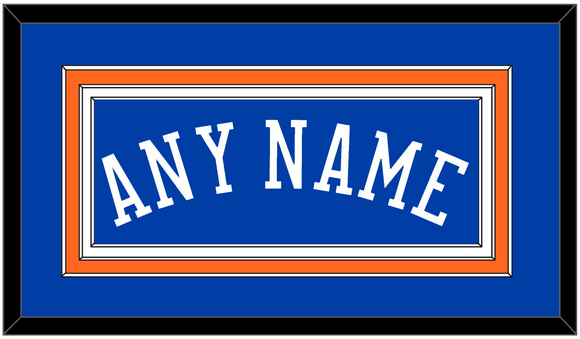 New York Name - Road Blue - Triple Mat 2