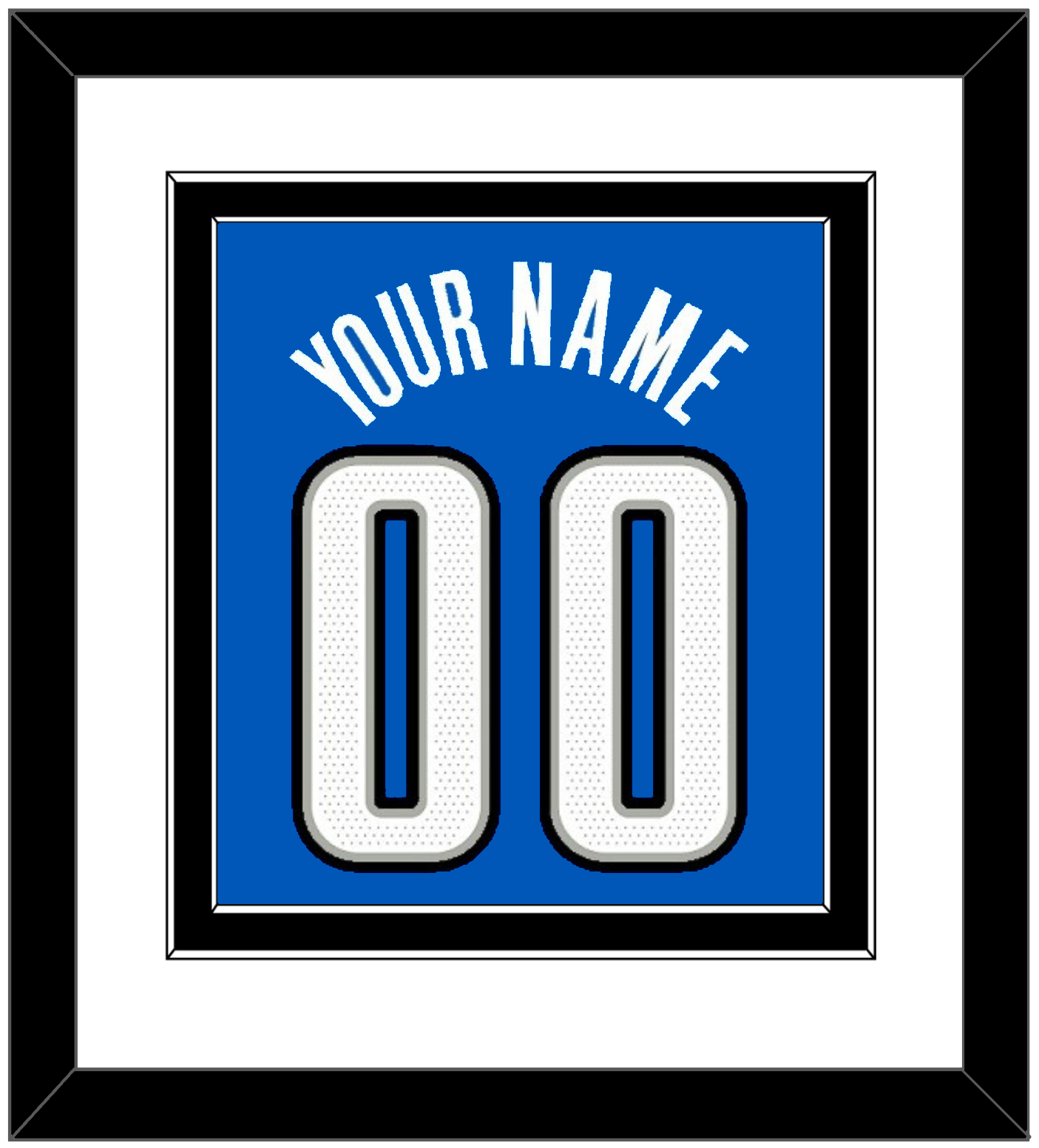 Orlando Name & Number - Blue Statement (2019-2022) - Signature Tier 1