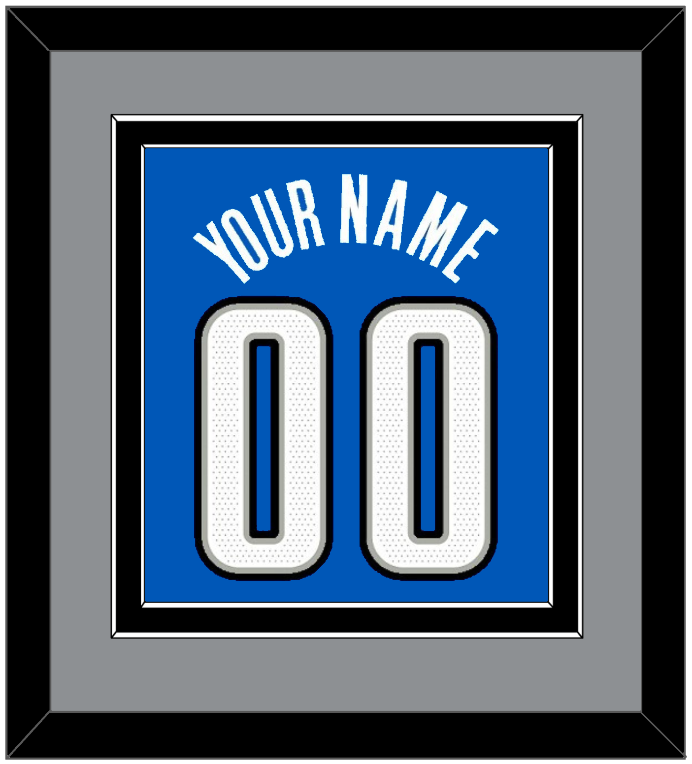 Orlando Name & Number - Blue Statement (2019-2023) - Signature Tier 2