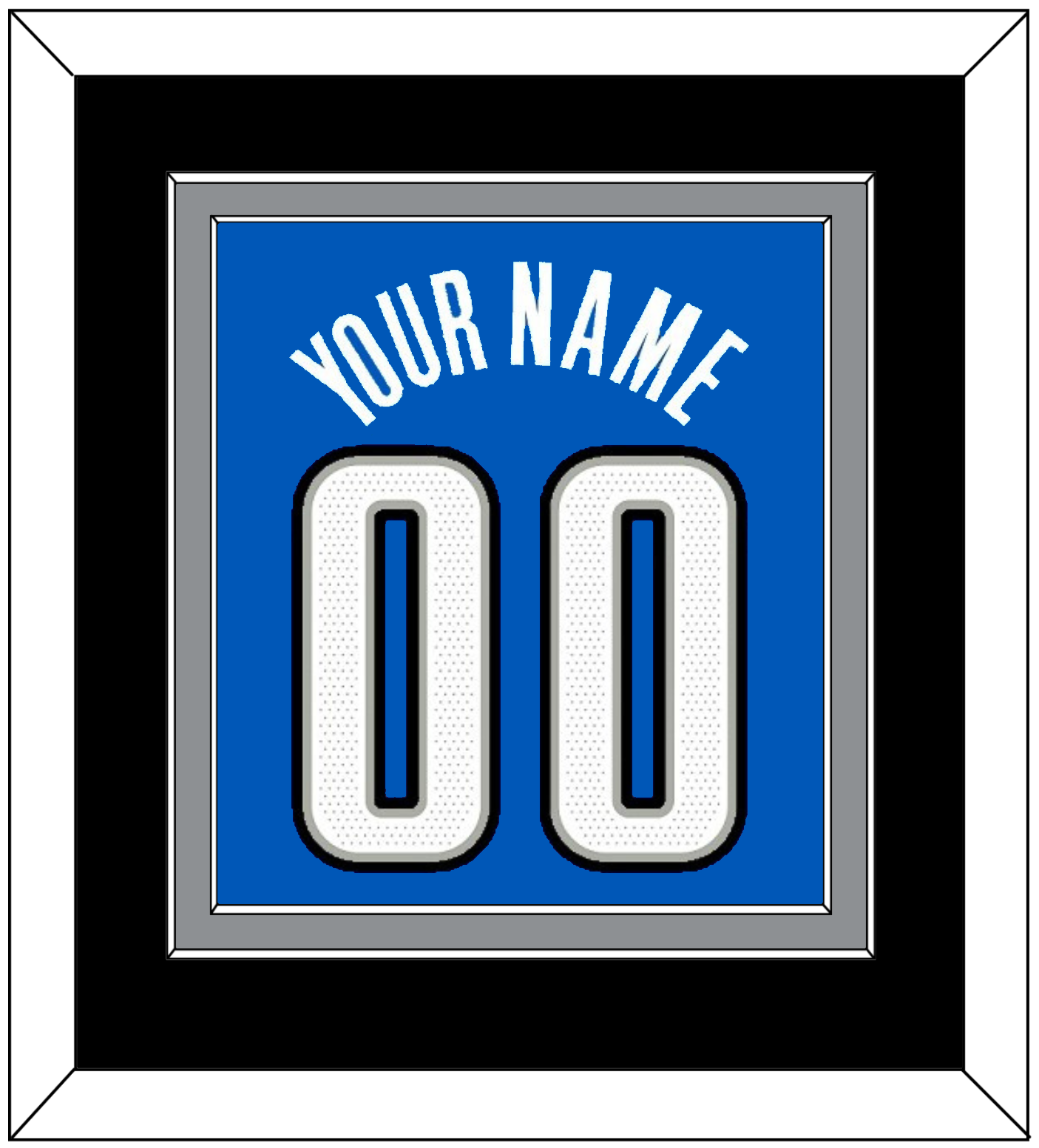 Orlando Name & Number - Blue Statement (2019-2023) - Signature Tier 3